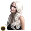 Perücke Damen Langhaar, Wellig mit Mittelscheitel, Premium-Qualität, Khloe, blond