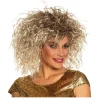 Perücke Damen Rock Queen meliert, blond-braun