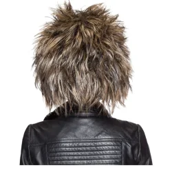 Perücke Damen Rockstar Queen Tini meliert gesträhnt, blond-braun