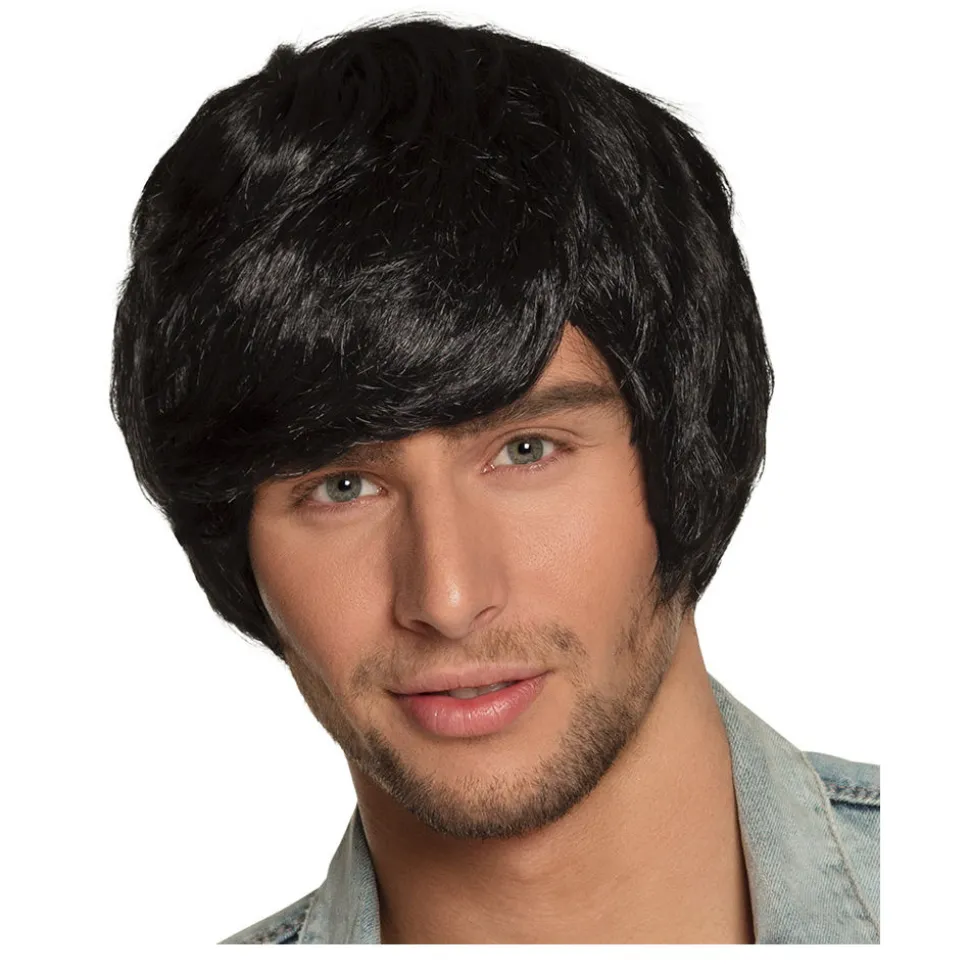 Perücke Herren Kurzhaar Music Man, Tyler, schwarz