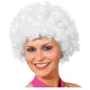 Perücke Unisex Clown, Afro Hair, kleine Locken, weiß