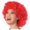 Perücke Unisex Damen Super-Riesen-Afro Locken, rot