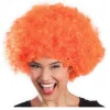 Perücke Unisex Damen Super-Riesen-Afro Locken, orange