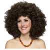 Perücke Unisex Super-Riesen-Afro Locken meliert, Havana, braun