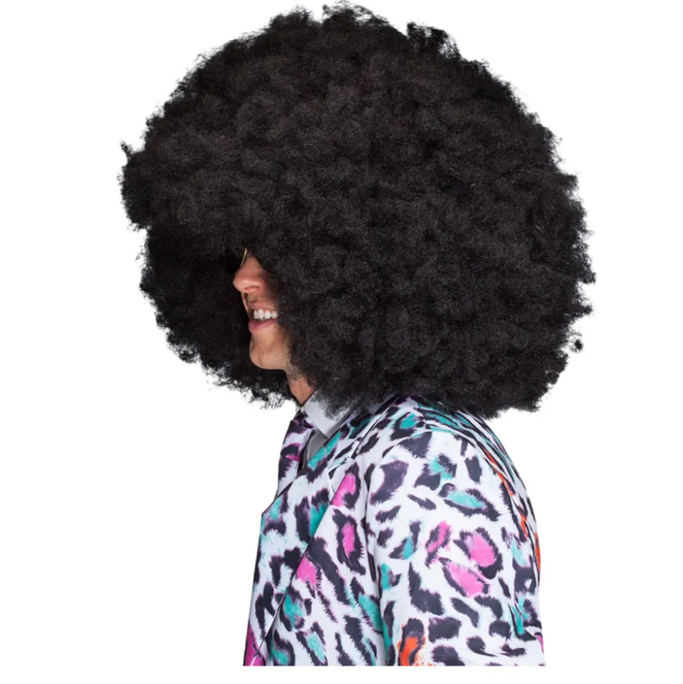 Perücke Unisex Super-Riesen-Afro Locken, Jimmy, schwarz