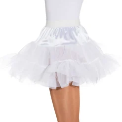 Petticoat für Damen, 2-lagig, weiß, Gr. 36-38
