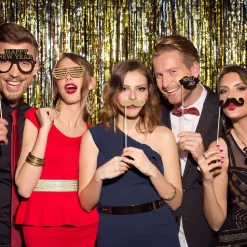 Photo-Booth-Set Silvester, 20-teilig