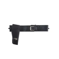 Pistolenholster mit verstellbarem Gürtel, schwarz