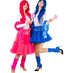 Plüsch-Boa / Fransen-Schal, pink