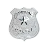 Polizeimarke zum Anstecken, silber