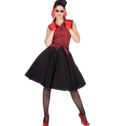 Premium-Line Damen-Kostüm Rockabilly Rizzo, Gr. 36