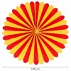 Riesen-Deko-Fächer, Ø 100 cm, schwer entflammbar, Rot-Gelb, Spanien