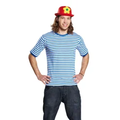 Ringel Shirt kurzarm blau/weiß, Gr. S