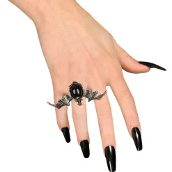Ring Fledermaus mit Edelstein