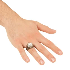 Ring mit Perle, gold