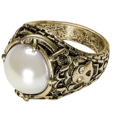 Ring mit Perle, gold