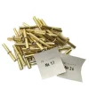 Röllchenlose / Gewinnlose Tombola, Treffer, gold, Nummer 1-50