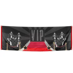 SALE Banner VIP, roter Teppich, 74x220 cm