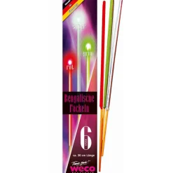 SALE Bengalische Fackeln, 30cm - Das Original - Inhalt: 6 Stück