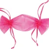 SALE Beutel aus Organza Bonbon, fuchsia, 6 Stück