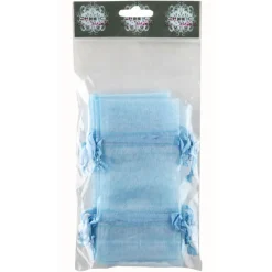 SALE Beutel aus Organza Bonbon, fuchsia, 6 Stück