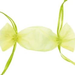 SALE Beutel aus Organza Bonbon, grün, 6 Stück
