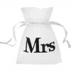 SALE Beutel Mrs. aus Organza 7,5x10 cm, 10 Stk.