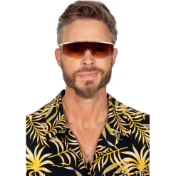 SALE Brille Festival Visier, braun getönte Visierbrille