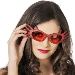 SALE Brille Miss Extravaganz, rot