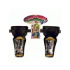 SALE Cowboygürtel für Kinder, 2 Taschen, schwarz, 90 cm