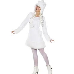 SALE Damen-Kleid Einhorn mit Kapuze, Gr. 34-36