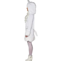 SALE Damen-Kleid Einhorn mit Kapuze, Gr. 34-36