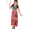 SALE Damen-Kostüm Hippie Kleid & Zubehör, Gr. 34-36