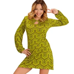 SALE Damen-Kostüm Kleid Groovy, Wallpaper, Gr. S