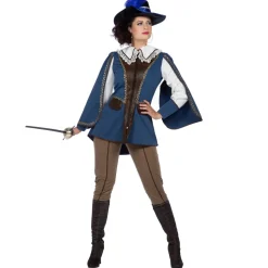 SALE Damen-Kostüm Lady Musketier, Jacke und Hose, Gr. 36