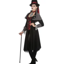 SALE Damen-Kostüm Mantel Vampirin, Gr. 36