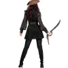 SALE Damen-Kostüm schwarze Piratin / Voodoo Hexe Deluxe, Gr. 36