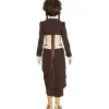 SALE Damen-Kostüm Steampunk Lagenrock braun, Gr. 34