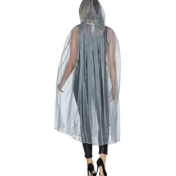 SALE Damen-Kostüm Umhang Glamourcape silber, Einheitsgröße
