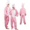 SALE Damen- und Herren-Kostüm Overall Kaninchen, Gr. S bis 165cm Körpergröße - Plüschkostüm, Tierkostüm