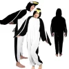 SALE Damen- und Herren-Kostüm Overall Pinguin, Gr. M-L bis 180cm Körpergröße - Plüschkostüm, Tierkostüm