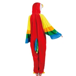 SALE Damen- und Herren-Kostüm Overall Papagei, Gr. S bis 165cm Körpergröße - Plüschkostüm, Tierkostüm