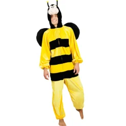 SALE Damen- und Herren-Kostüm Overall Biene, Gr. S bis 165cm Körpergröße - Plüschkostüm, Tierkostüm