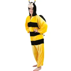 SALE Damen- und Herren-Kostüm Overall Biene, Gr. S bis 165cm Körpergröße - Plüschkostüm, Tierkostüm