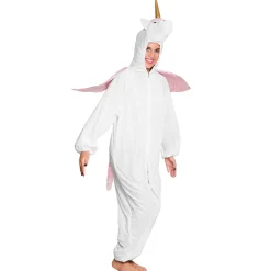 SALE Damen- und Herren-Kostüm Overall Einhorn, Gr. S bis 165cm Körpergröße - Plüschkostüm, Tierkostüm