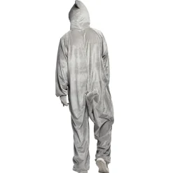 SALE Damen- und Herren-Kostüm Overall Hai, Gr. S bis 165cm Körpergröße - Plüschkostüm, Tierkostüm