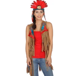 SALE Damen-Weste Hippie / Indianerin mit Fransen, Gr. 34-36