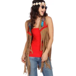 SALE Damen-Weste Hippie / Indianerin mit Fransen, Gr. 34-36