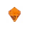 SALE Deko Diamant-Perlen, orange, 6 Stück