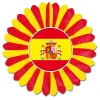 SALE Deko-Fächer Spanien rot-gelb, ø 60 cm, schwer entflammbar